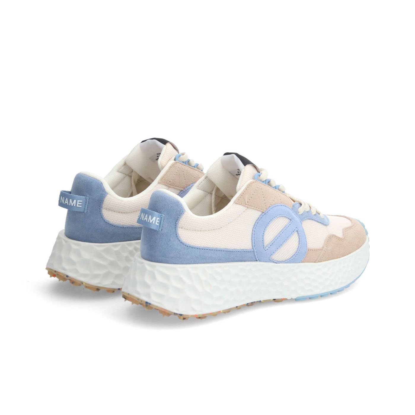 CARTER JOGGER W - SUEDE/KNIT/SUED - BEIGE/BIANCO SPORCO/BLU